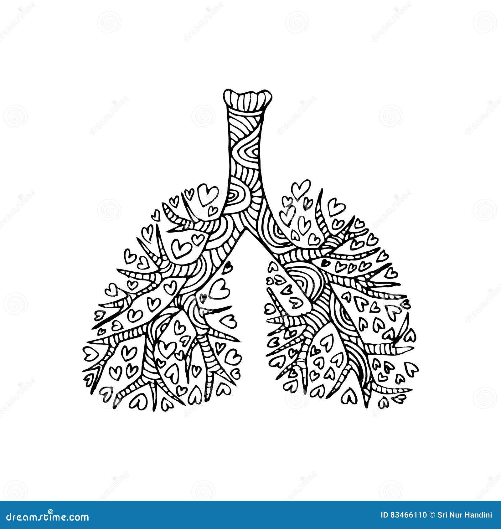 How to Draw Lungs  DrawingNow