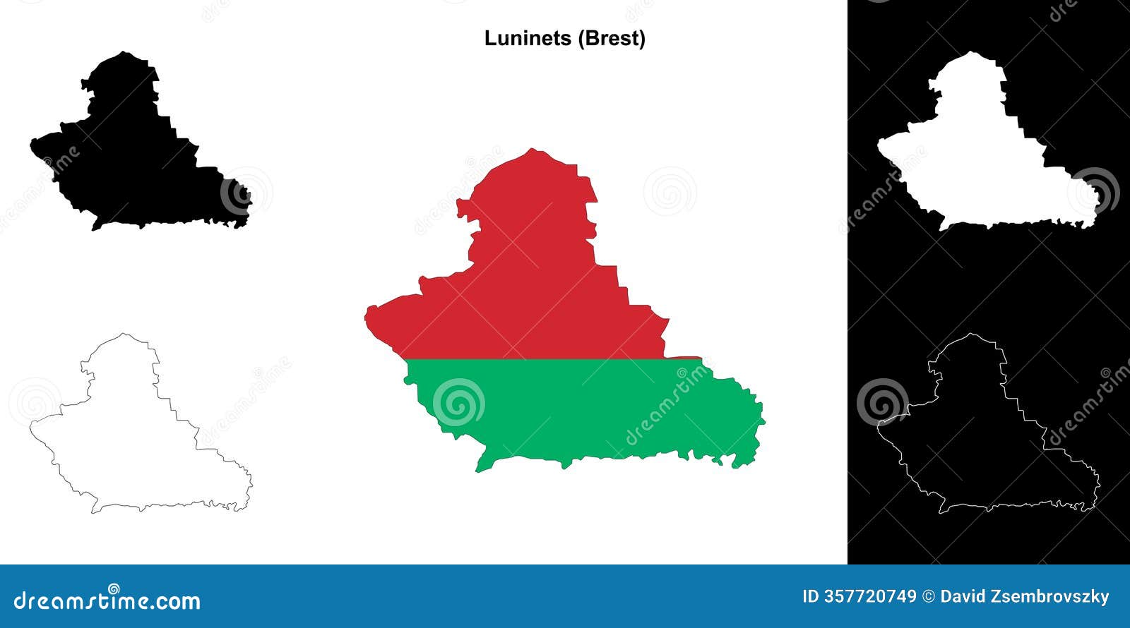 luninets outline map