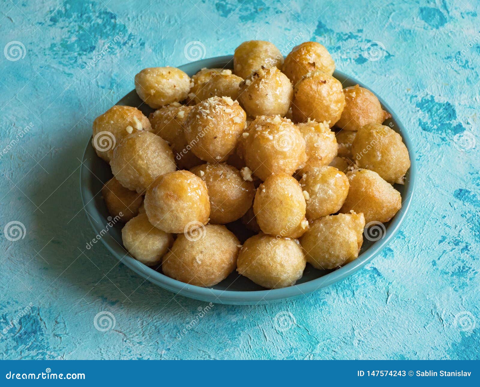 Luqaimat - Traditional Arabic Sweet Dumplings. Sweet Ramadan Food Stock ...