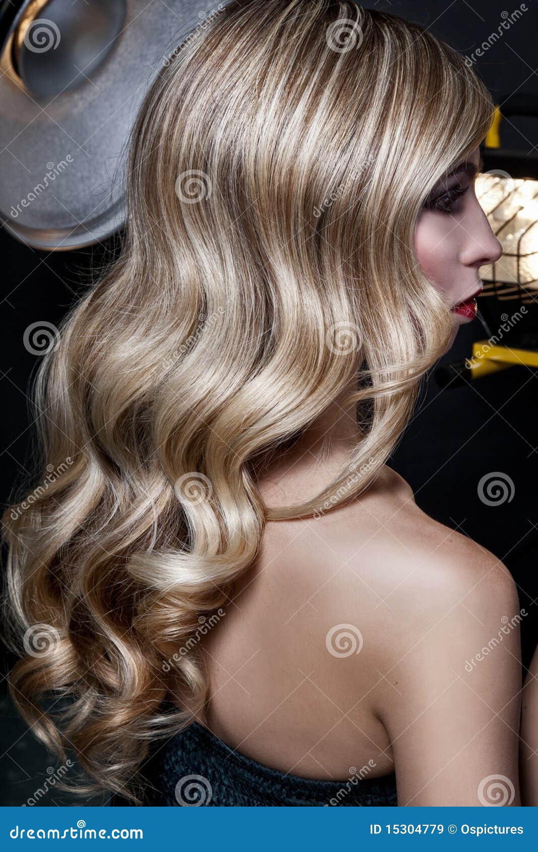 luscious blond curls