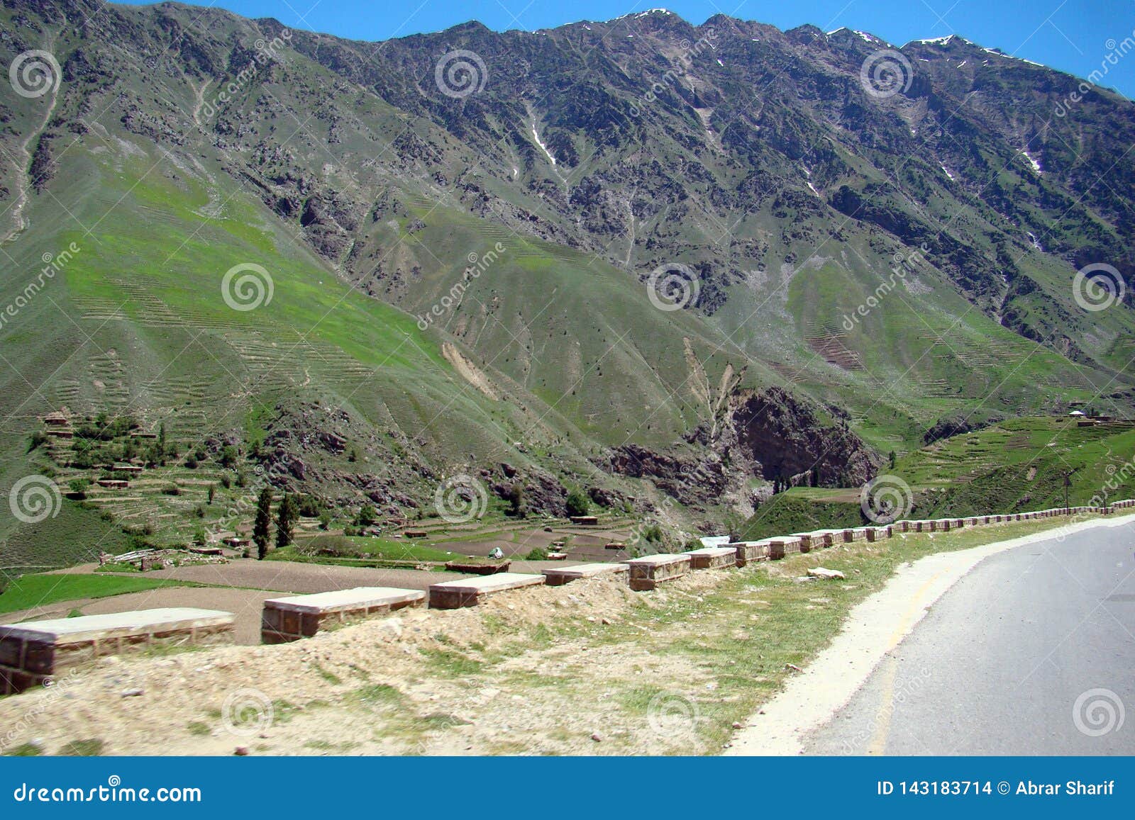 beautiful view of lalazar mountainous in naran valley, mansehra district, khyber-pakhtunkhwa, northern areas of pakistan