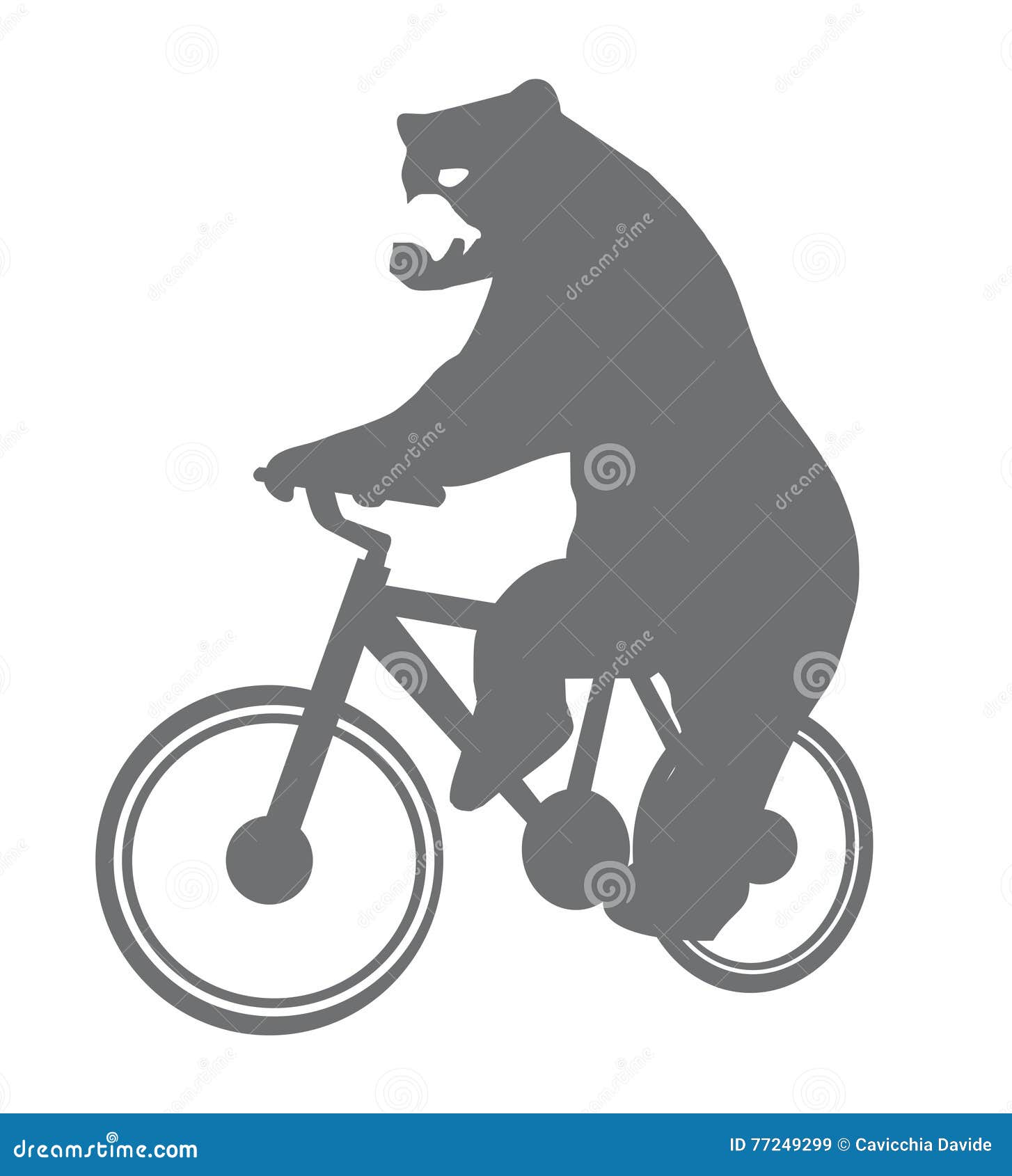 Lustig Betreffen Sie Ein Fahrrad Vektor Abbildung Illustration Von Hintergrund Vektor