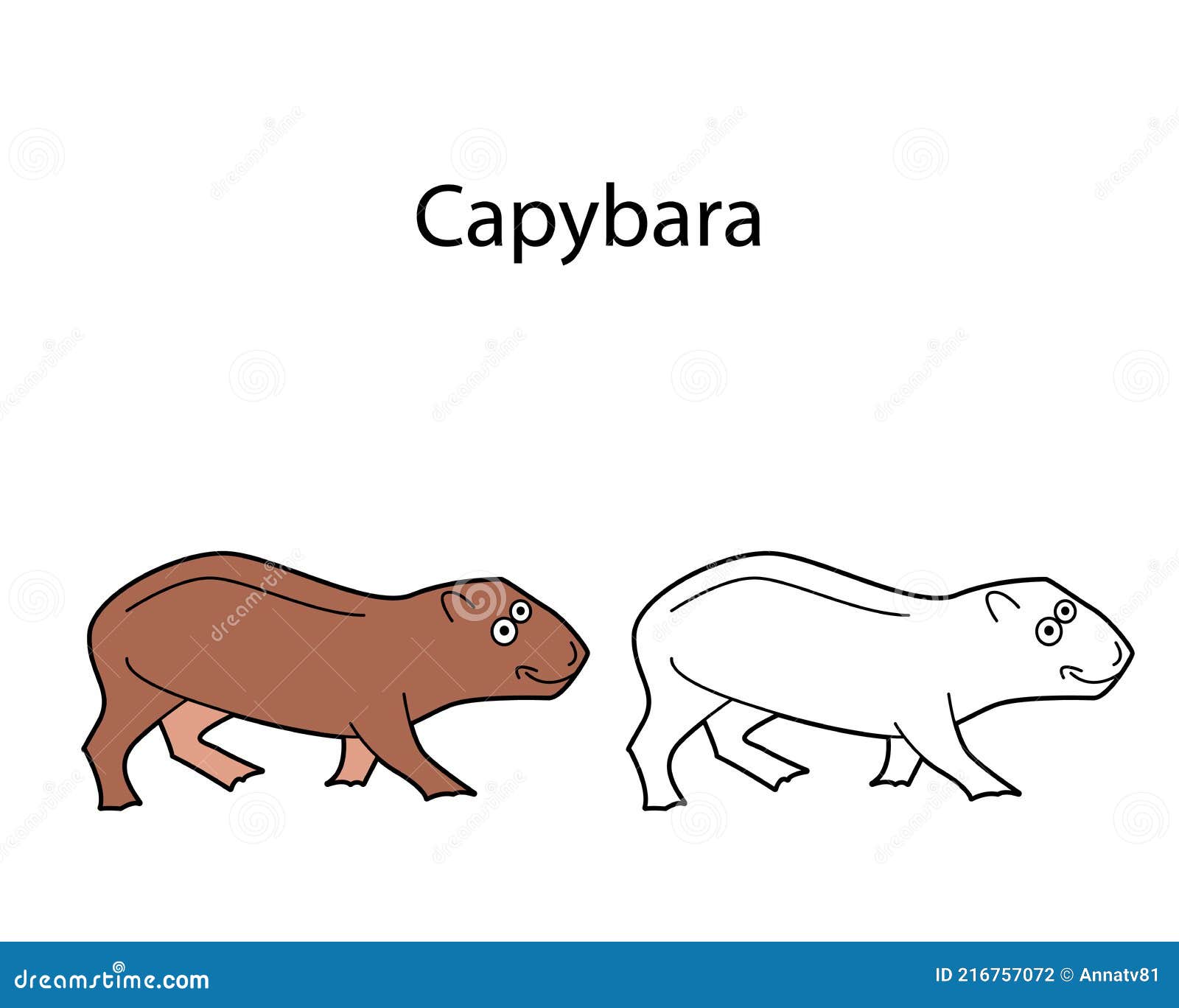 Capybara cartoon  Süße tiere, Süße katzen bilder, Süße tiere bilder