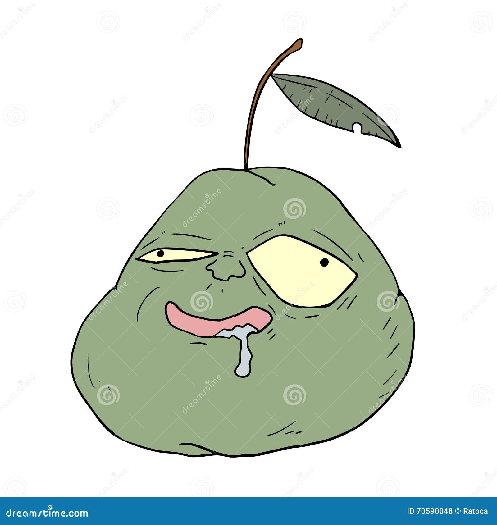Lustige Birne Vektor Abbildung Illustration Von Birne