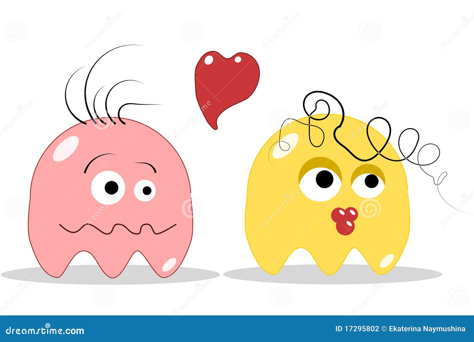 Lustige Liebe Stock Abbildung Illustration Von Liebe