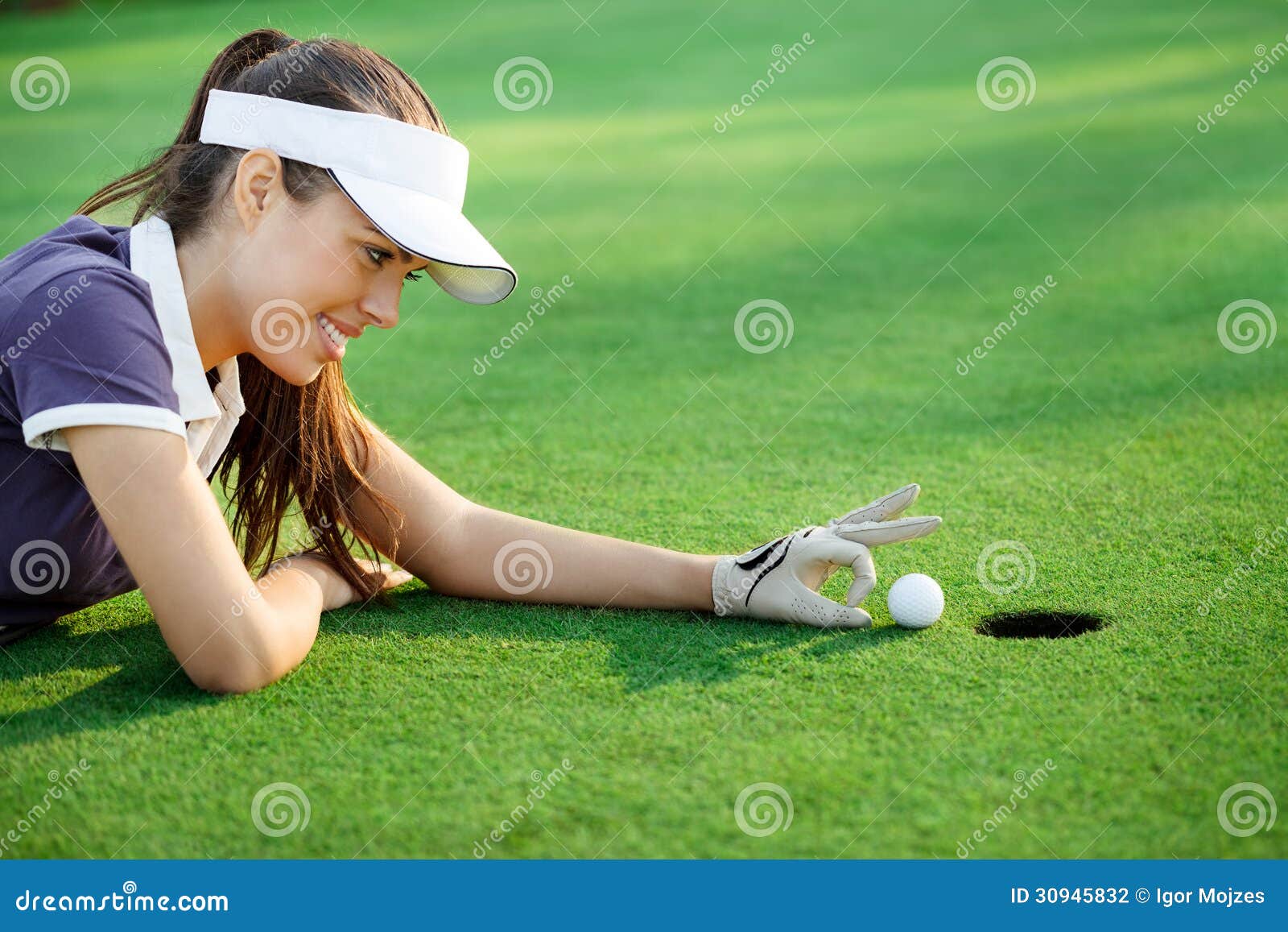 Lustiges Golf Stockfoto Bild Von Golf Lustiges
