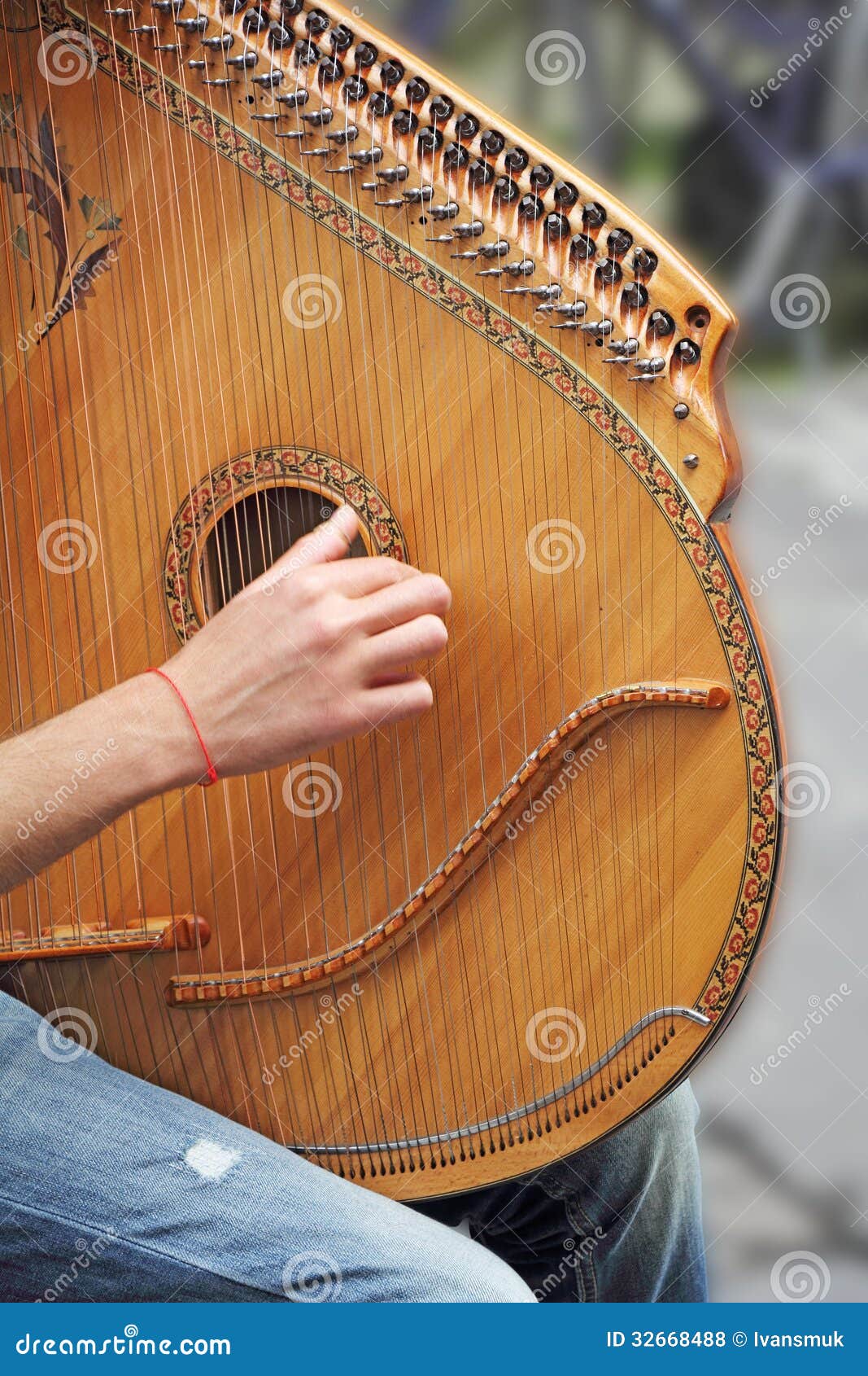 Lute Player stock photo. Image of acoustic, instrument 32668488