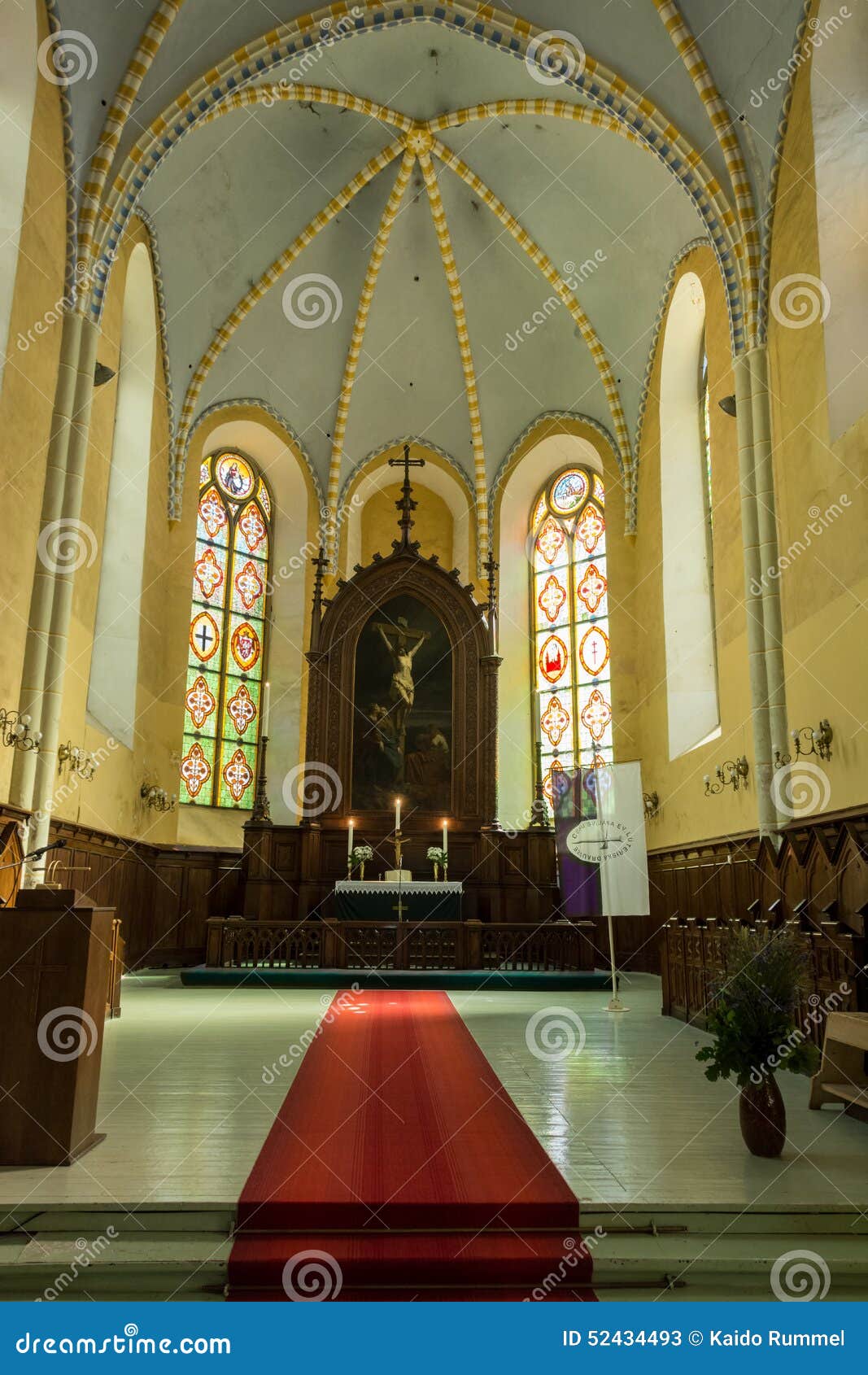 Lutheran Church altar stock image. Image of congregation 52434493