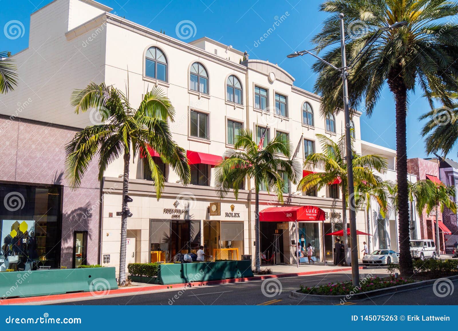 Luxe Rodeo Drive Hotel in Beverly Hills - CALIFORNIA, USA - MARCH 18 ...