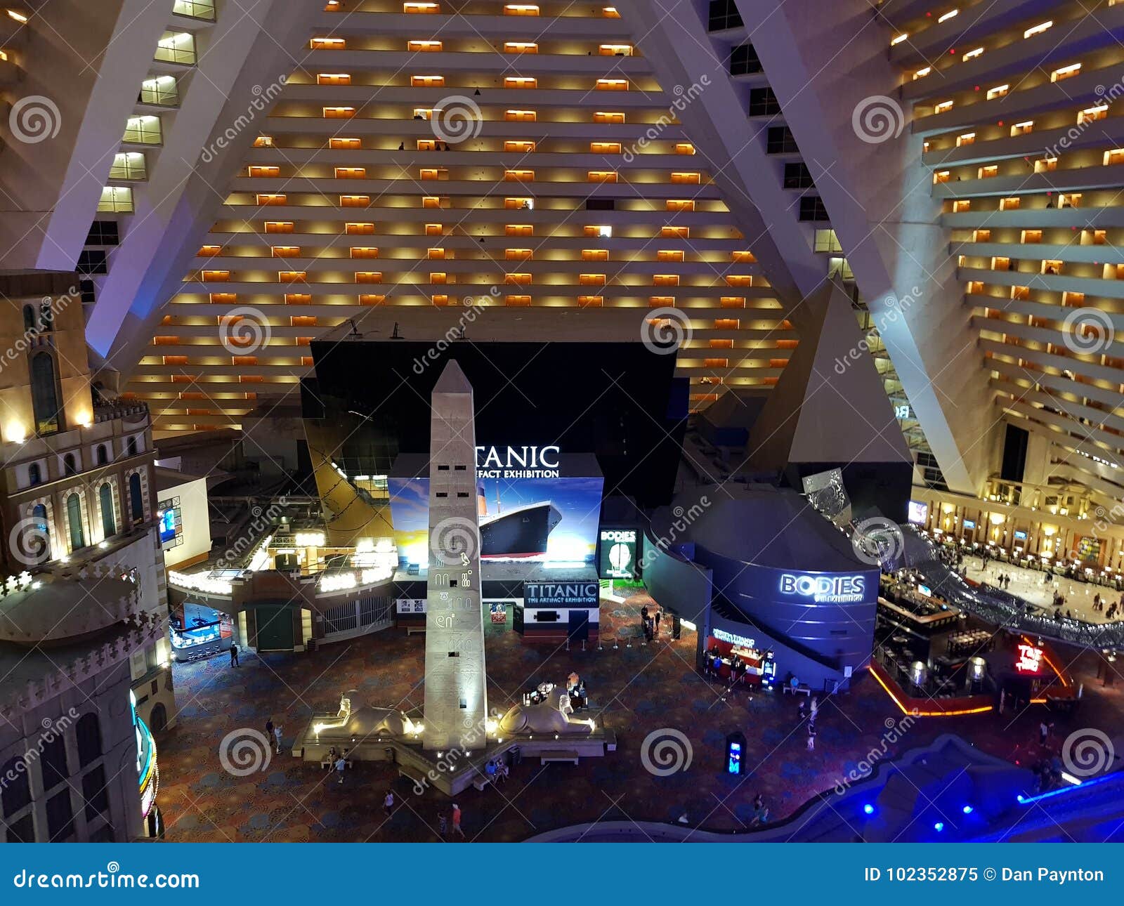 Luxor Casino Titanic Exhibition Editorial Image - Image of pyramid,  exhibition: 102352875