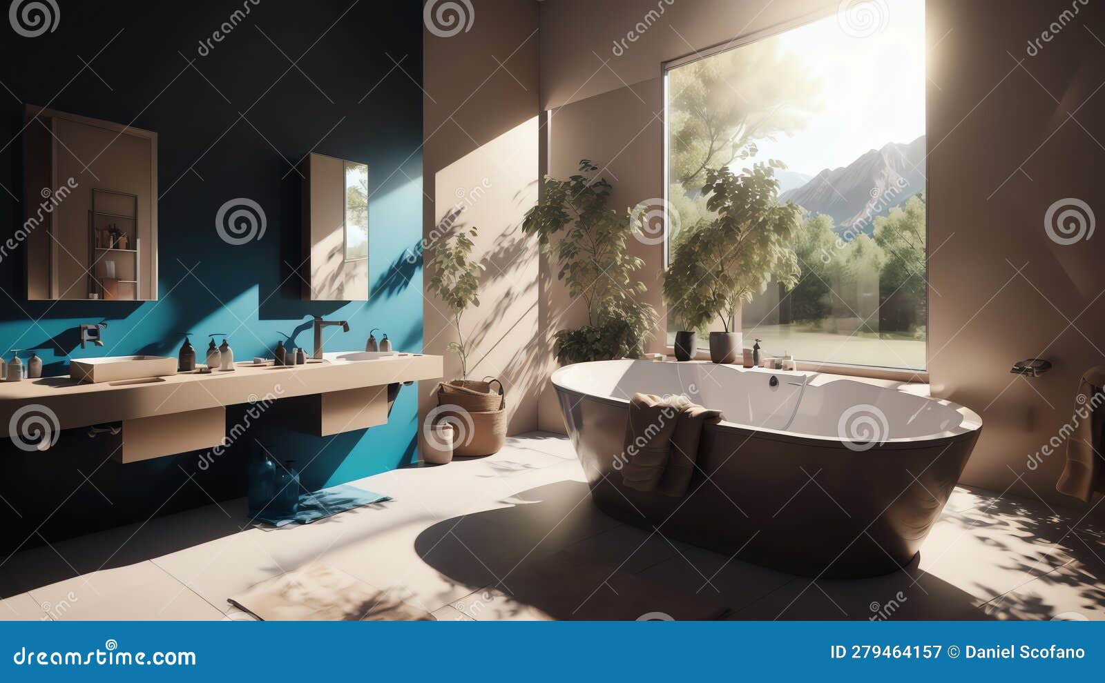 Luxurious Bathroom Vanity with a White Quartz Countertop and