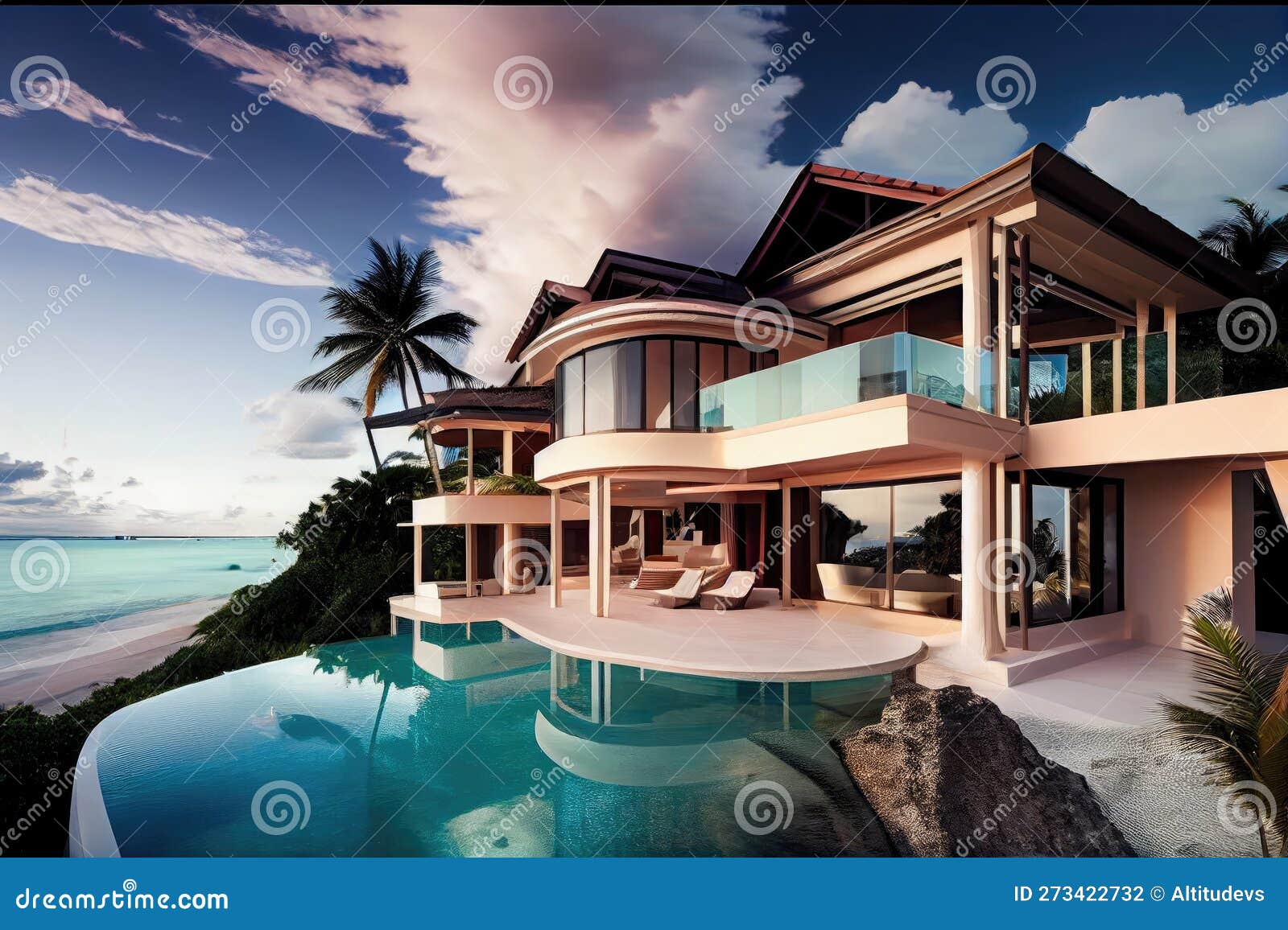 Luxurious Beachfront Villa, with Infinity Pool and Breathtaking Ocean