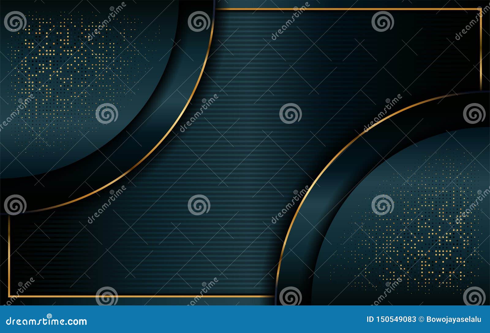 Luxurious Dark Green Overlap Layer Background Stock Vector ...