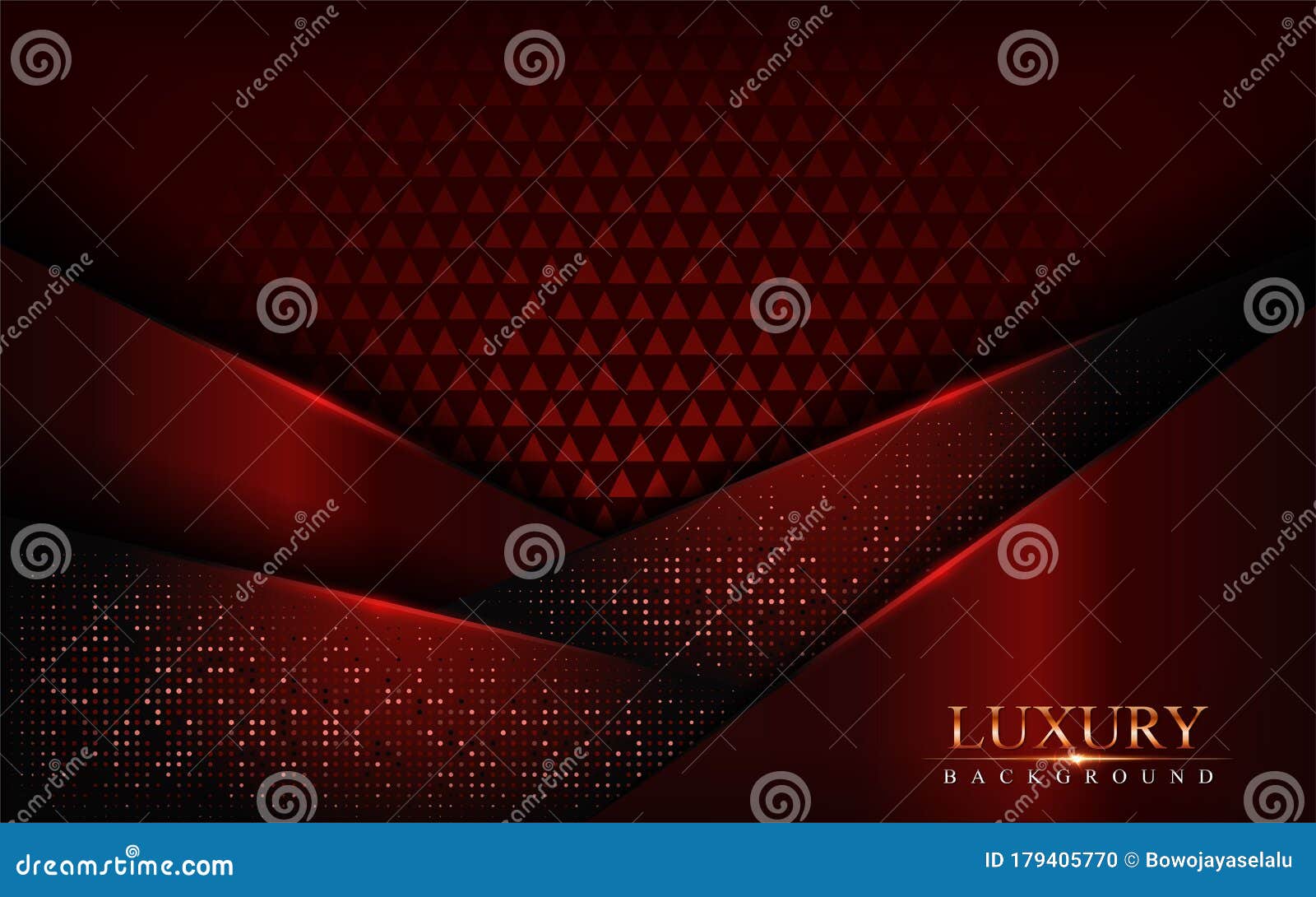 Luxurious Dark Red Background. Elegant Modern Background Stock Vector