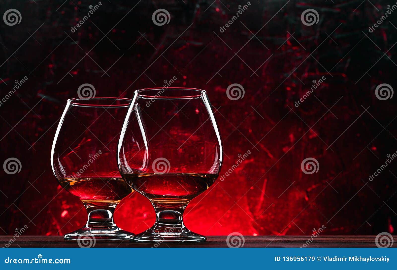 Luxurious And Expensive French Brandy In A Glass Stock Image Image of