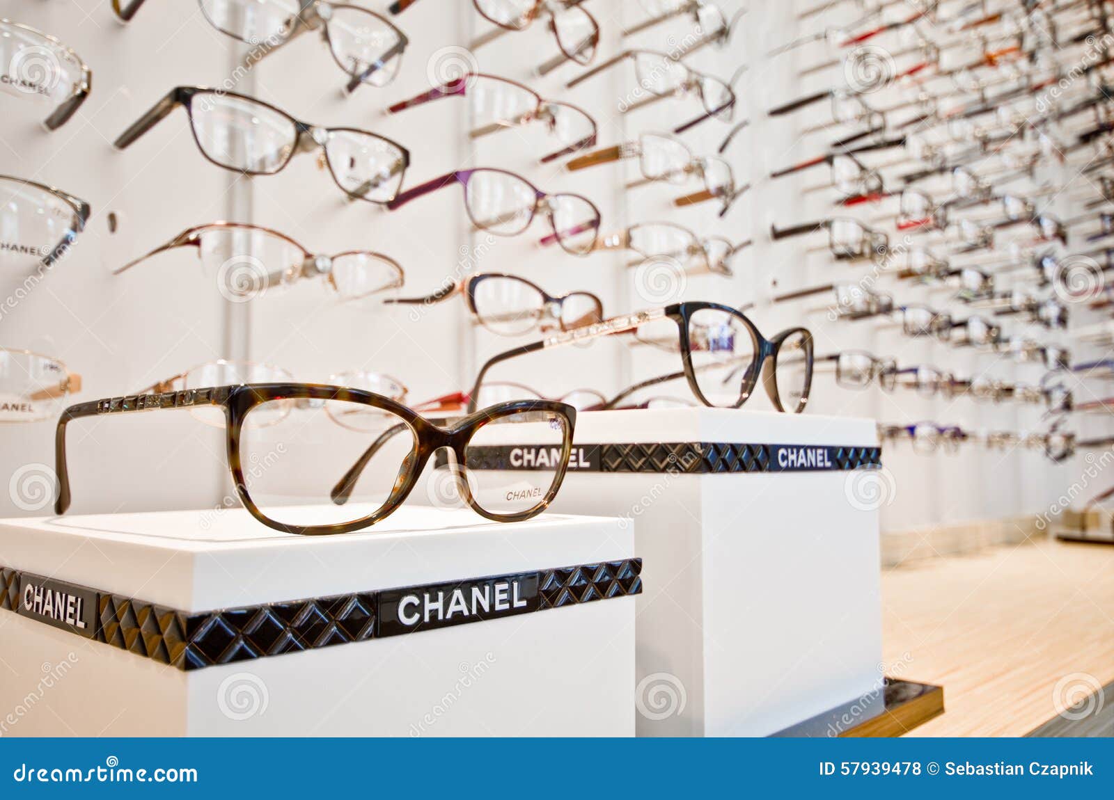 Luxurious Glasses in Optician Shop Editorial Stock Photo Image of
