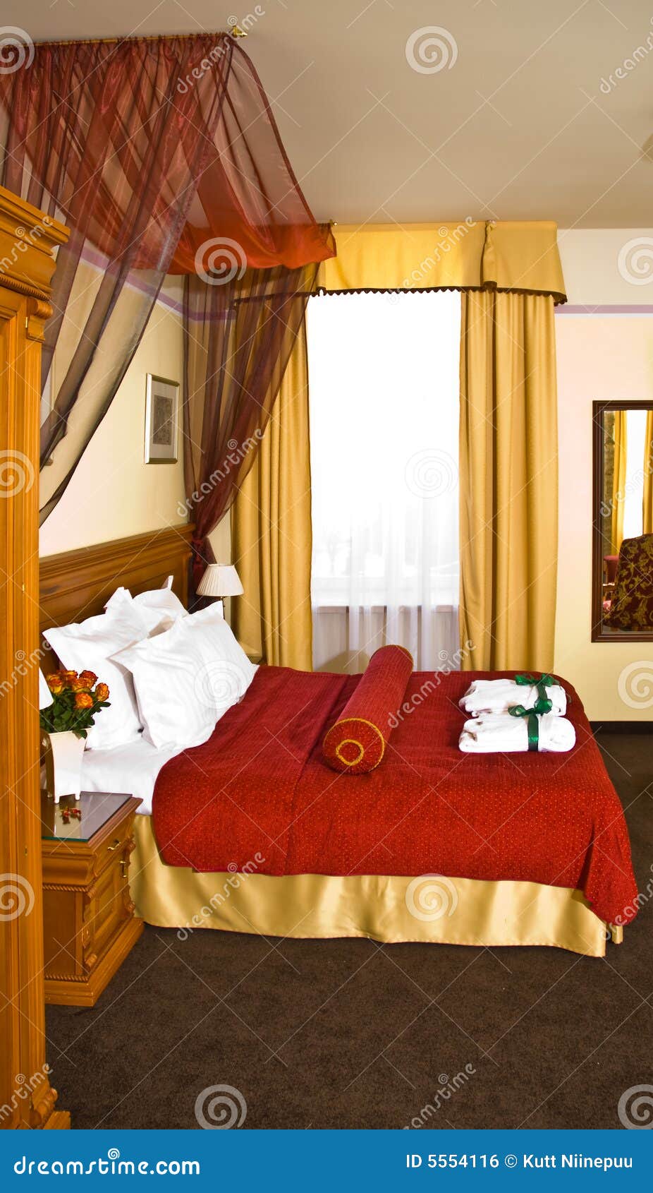 Luxurious Hotel Bedroom stock photo. Image of rich, lavish 5554116