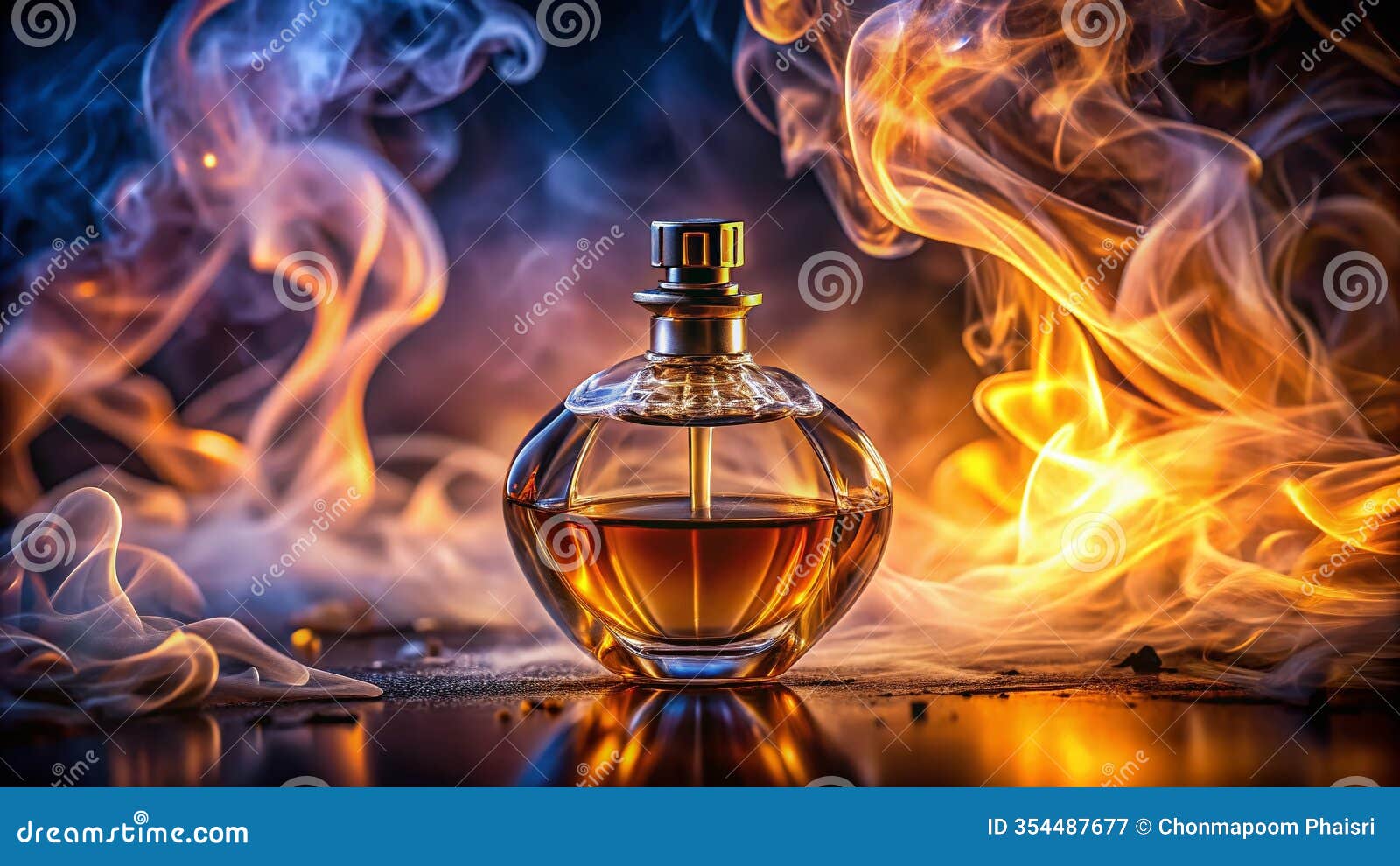a luxurious perfume bottle captivating still life photography in warm smoky light