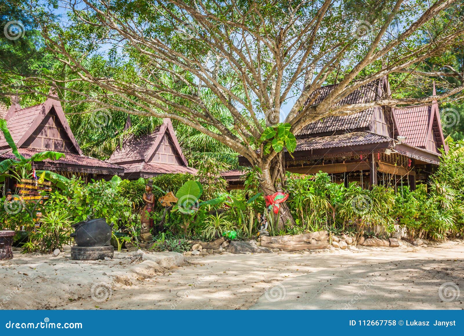 A Luxurious Resort In Phi Phi Island, A Tropical Thailand Island Stock