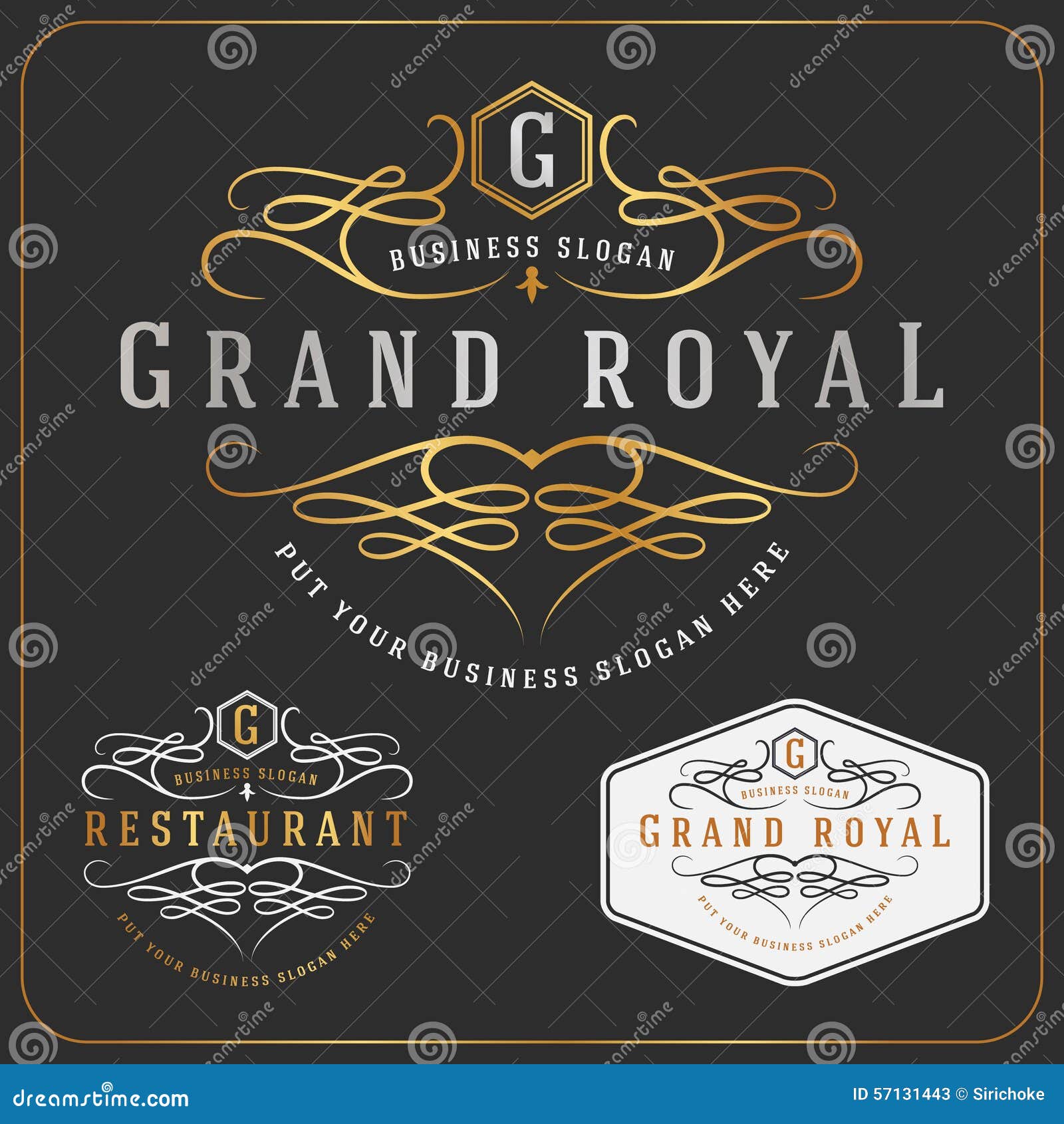 luxurious royal logo 