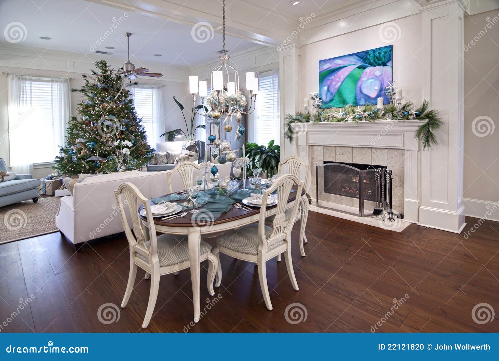 Luxury Apartment at Christmas Stock Photo Image of modern, celebration 22121820