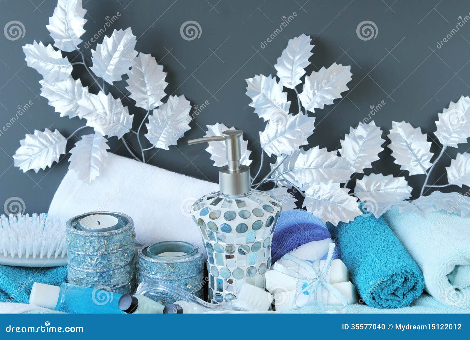 Luxury bath items stock photo. Image of fragrance, bath 35577040