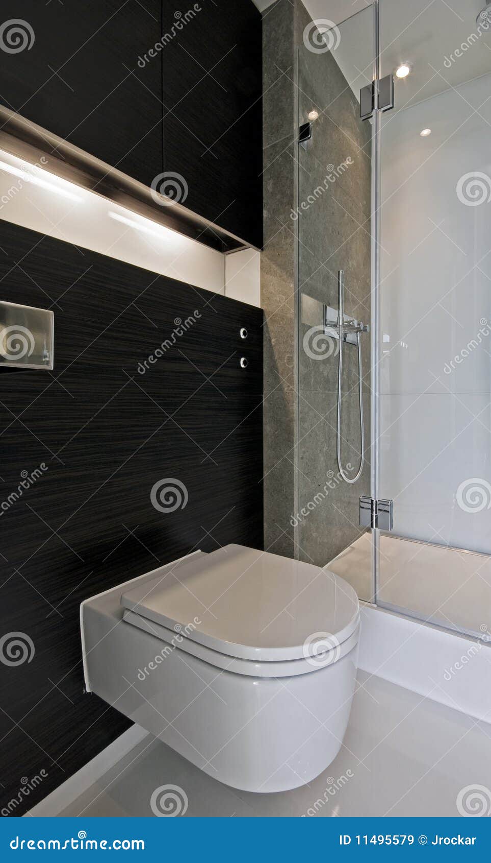 Luxury Bathroom with Brown Marble Stock Image Image of design, contemporary 11495579