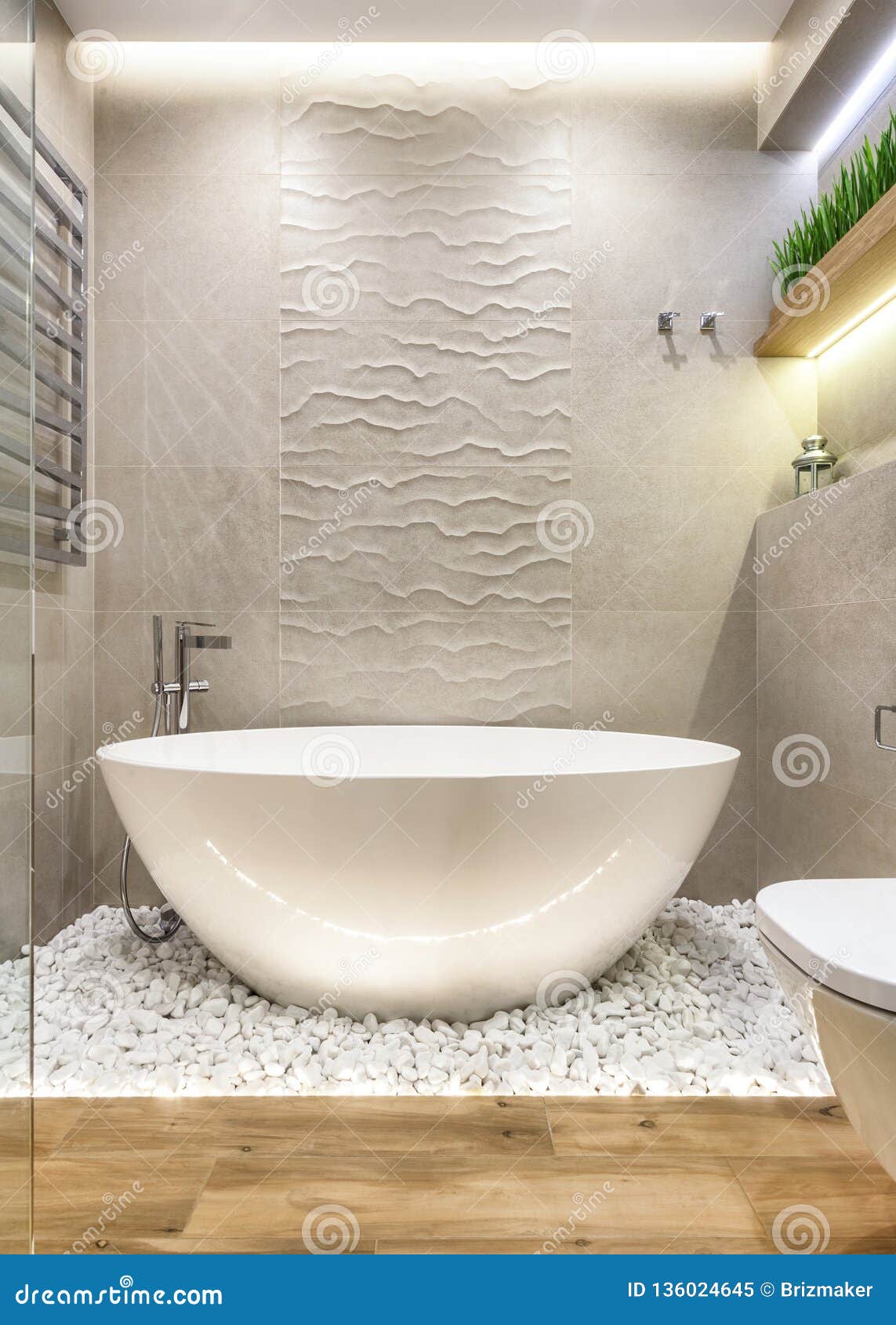 Luxury Bathroom Design With Simple And Minimal Elements Stock Luxury Bathroom Design With Simple And Minimal Elements Stock
