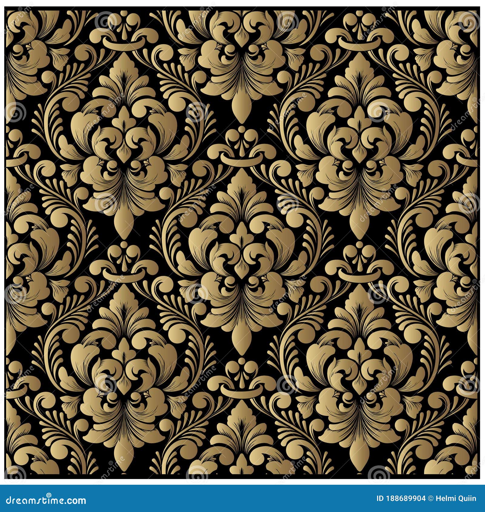 Luxury Batik Pattern Background Stock Vector - Illustration of online ...