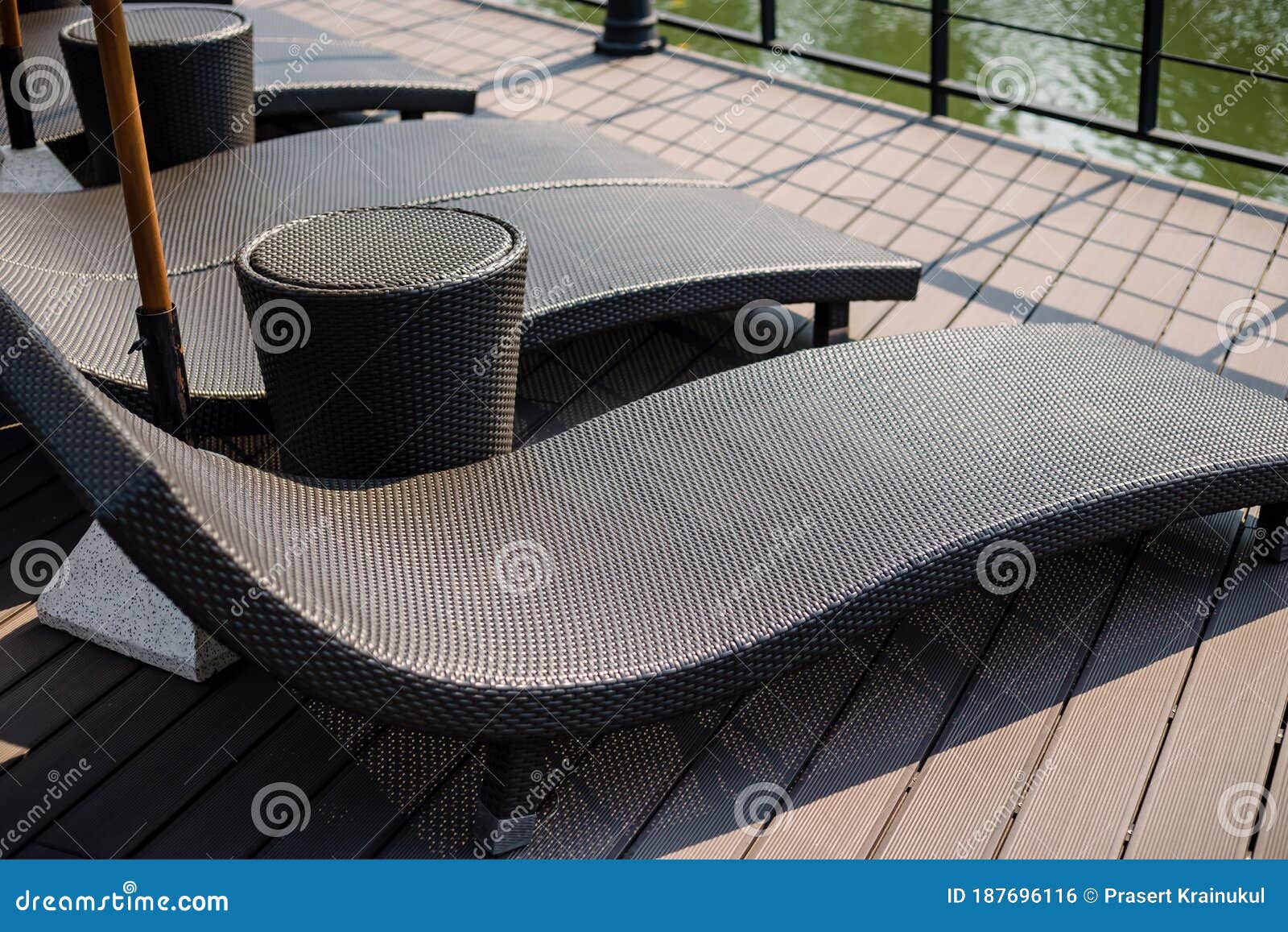 Luxury Beach Bed Decor at Resort Stock Photo Image of holiday, landscape 187696116