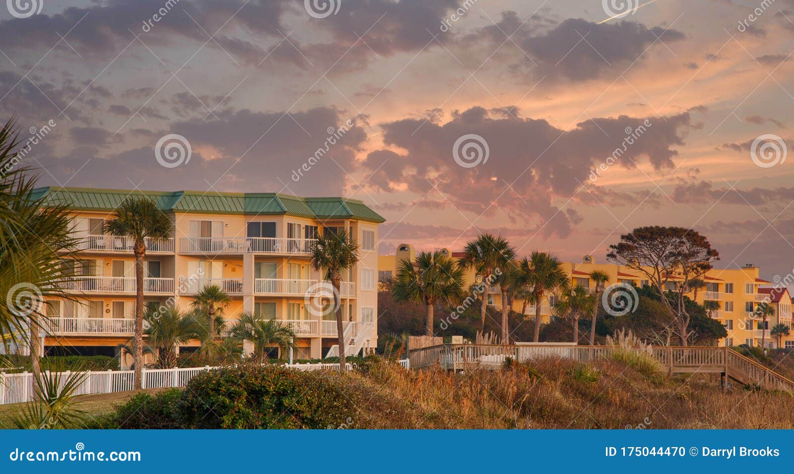 Luxury Beach Condos stock photo. Image of homes, vacation 175044470
