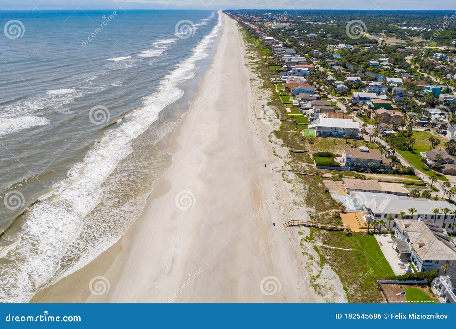 Luxury Beachfront Homes in Jacksonville Beach FL Stock Photo Image of