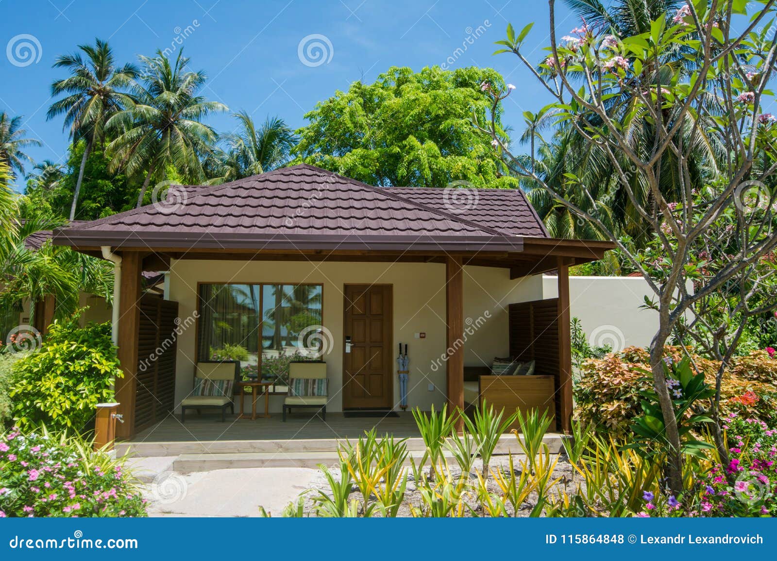 Luxury Beautiful Small House on the Beach Located at the Tropical ...