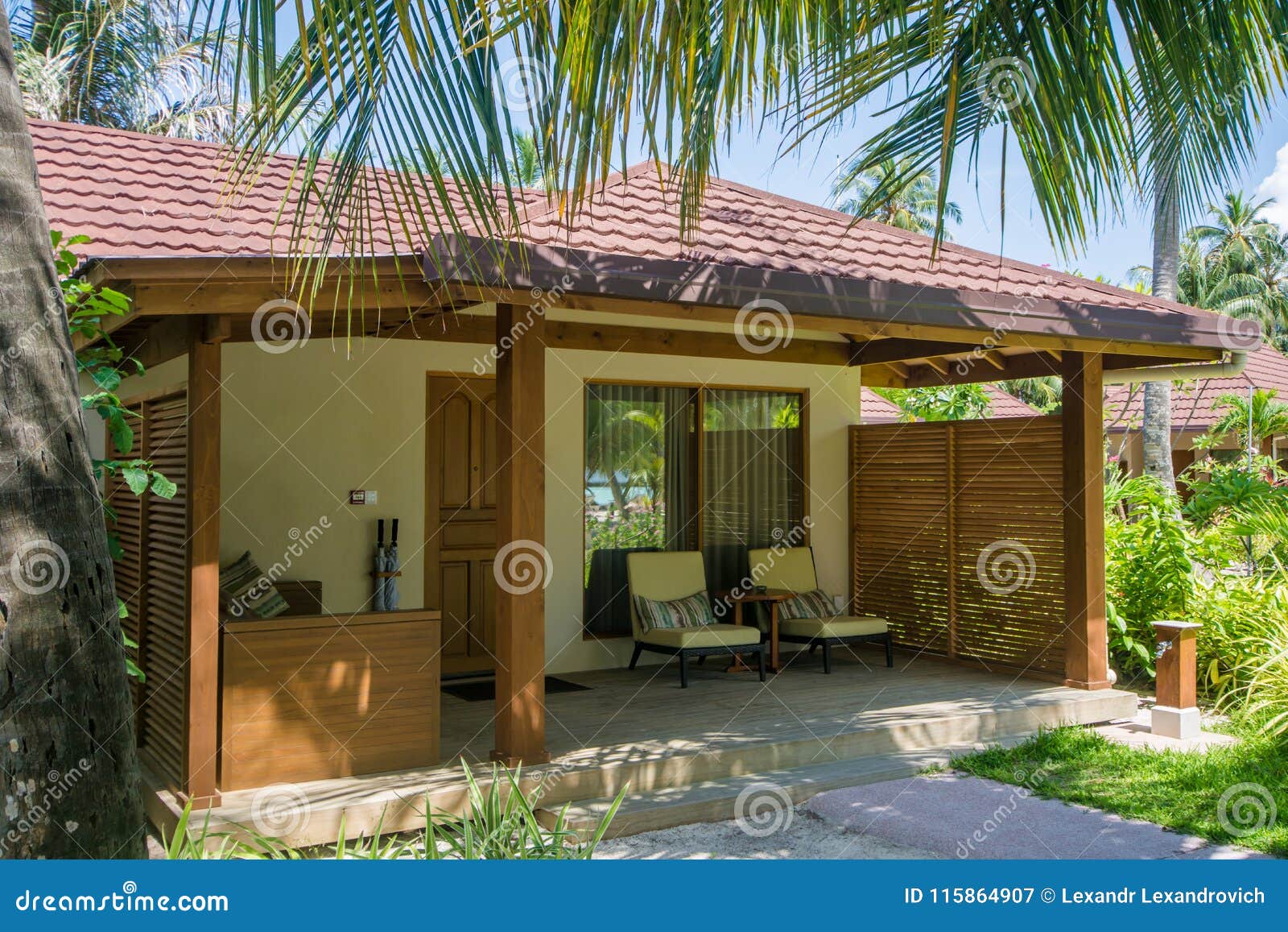 Luxury Beautiful Small House on the Exotic Beach Located at the ...