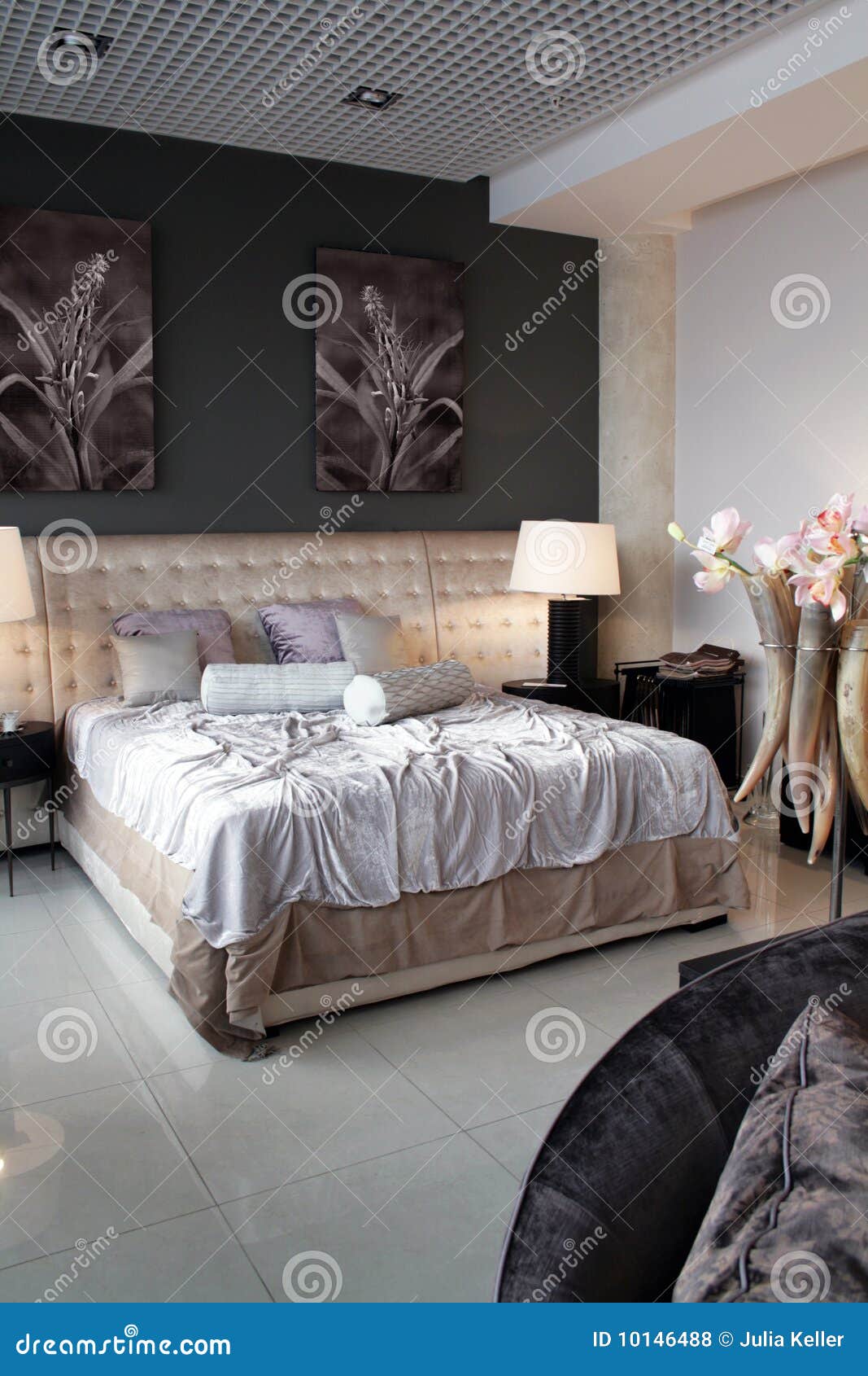 Luxury bedroom stock photo. Image of furniture, expensive - 10146488