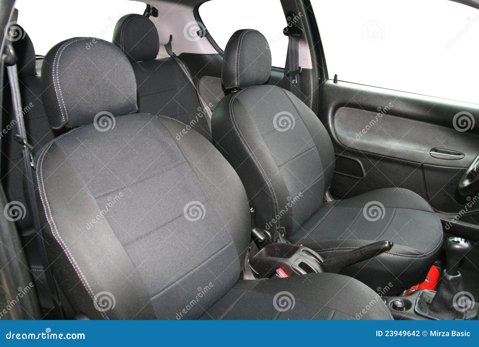 Luxury Black Leather Car Interior Stock Photo Image of chair, driver 23949642