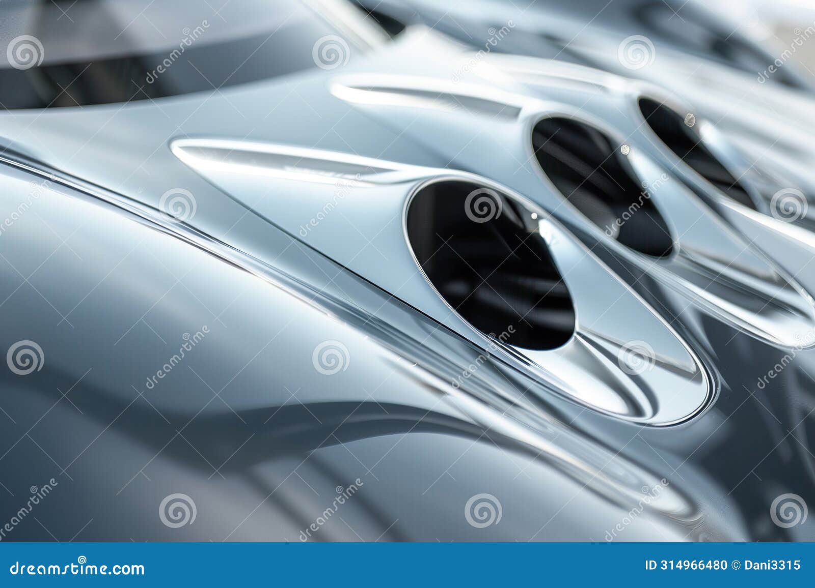luxury car abstract  aerodynamic detail