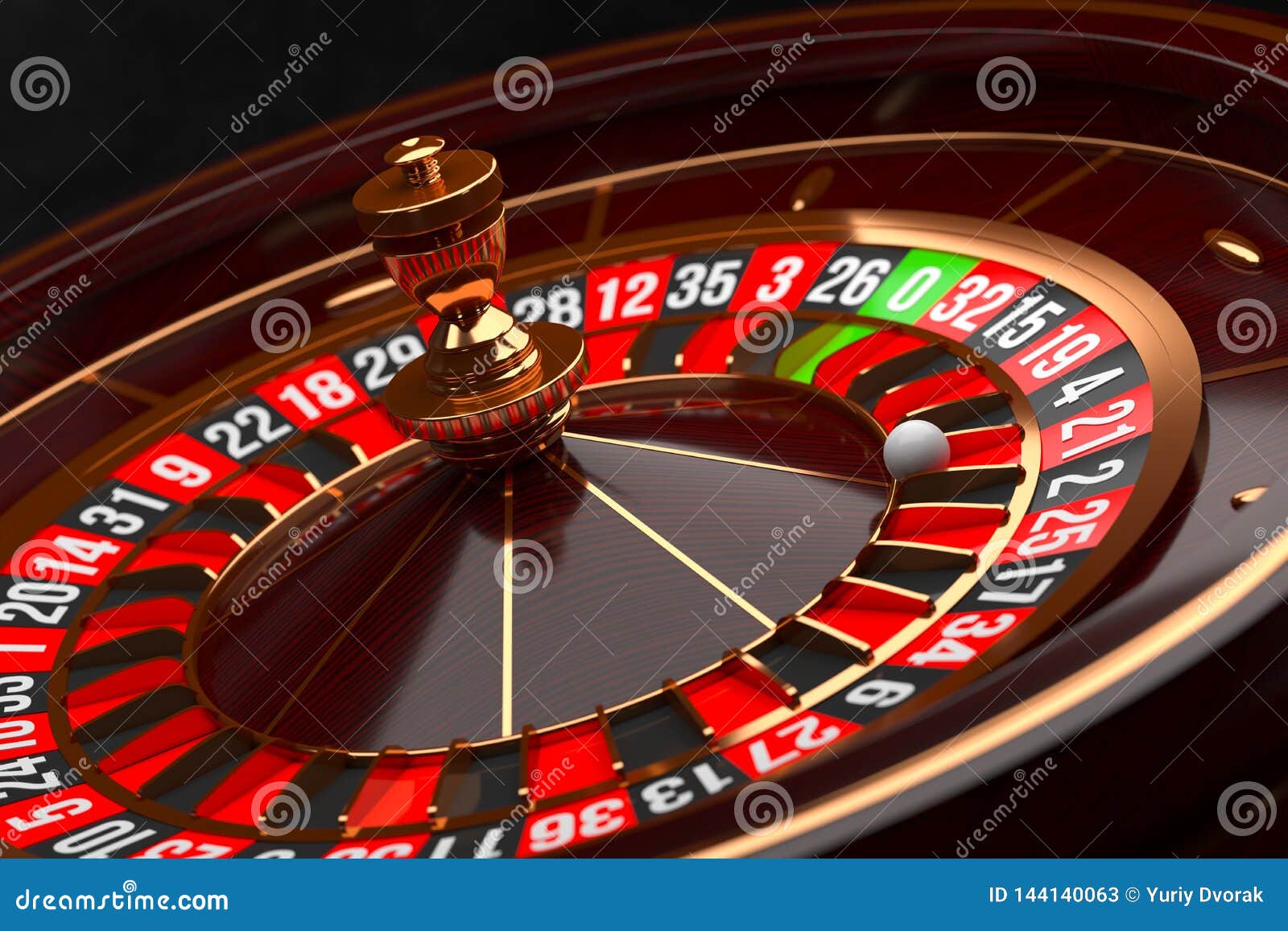 Luxury Casino Roulette Wheel on Black Background. Casino Theme. Close-up  Wooden Casino Roulette with a Ball. Poker Game Stock Image - Image of  render, circle: 144140063
