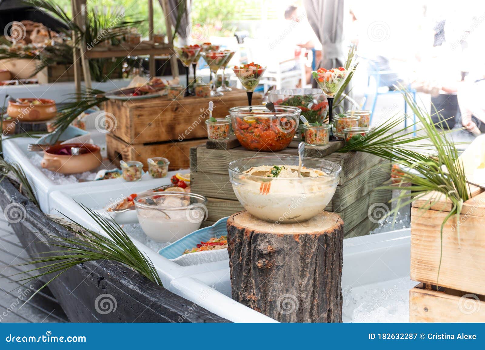 Luxury Catering By The Pool, Food Bloggers Event, Banquet, Wedding,  Festive, Hotel Brunch Buffet Stock Image - Image Of Cold, Luxurious:  182632287