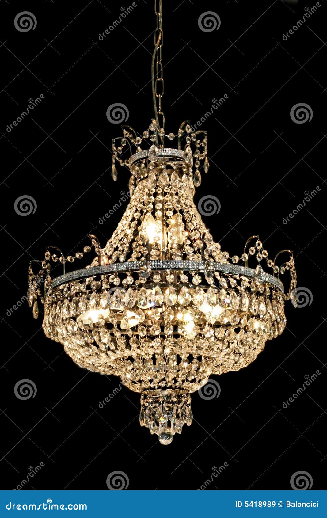 Luxury chandelier stock image. Image of glowing, luxury 5418989