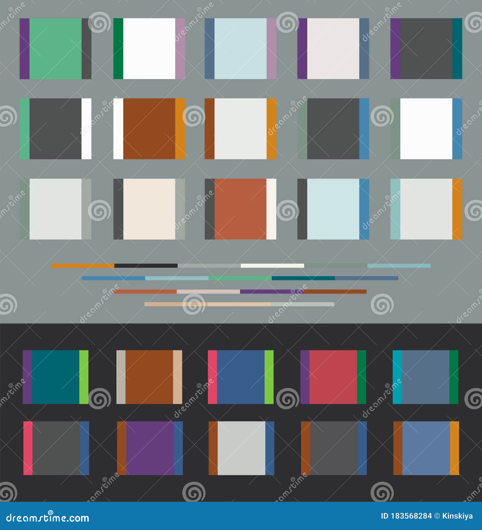 Illustration of color palette guide for print guide book for designer  613730 Vector Art at Vecteezy