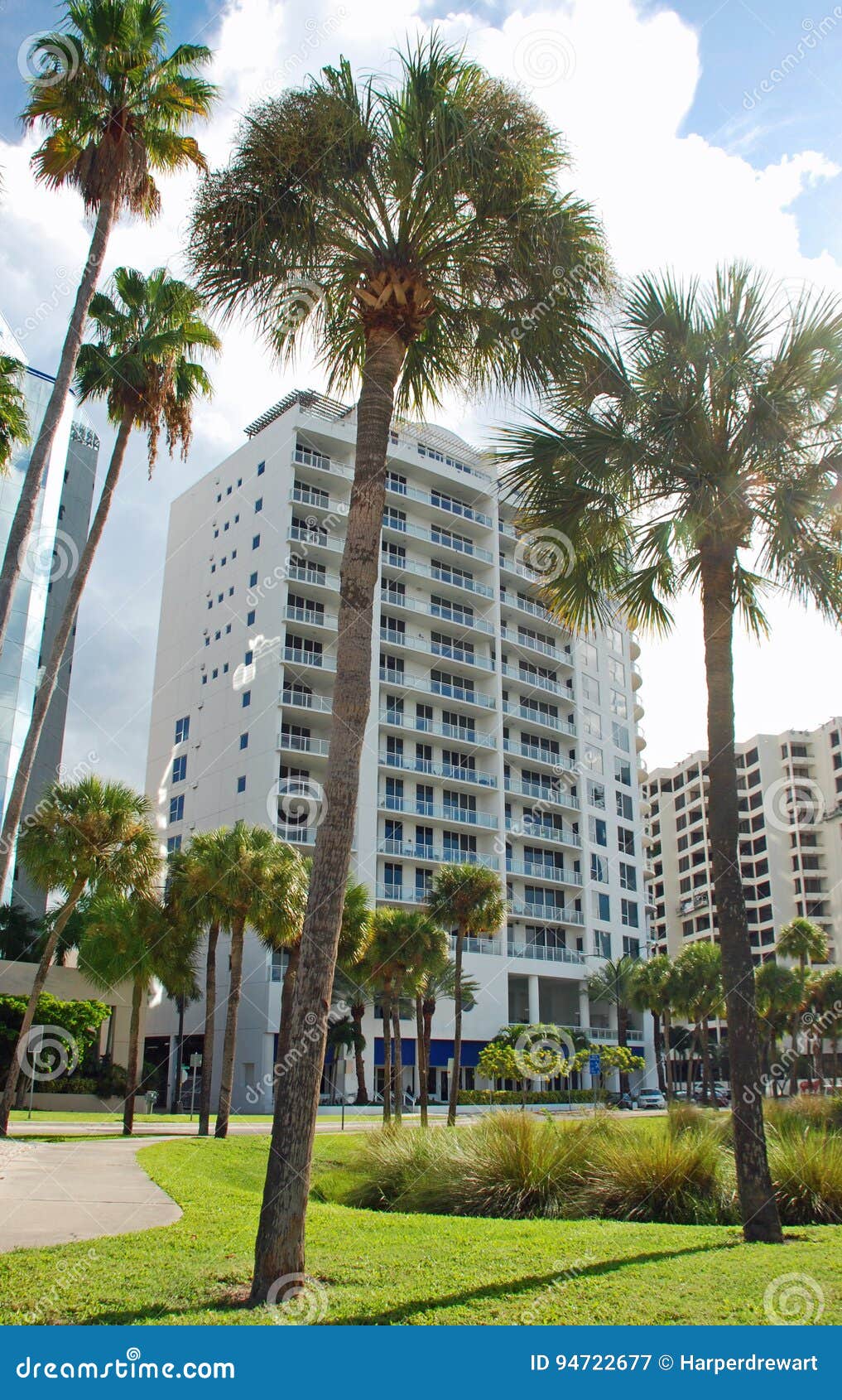  Luxury  Condo  Tower Sarasota  Florida  Stock Image Image of 