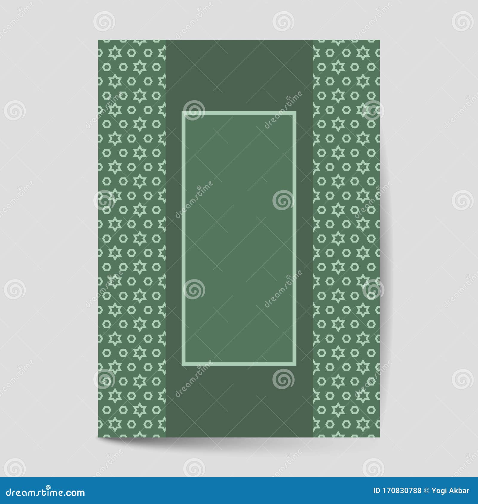 Luxury Cover Page Design with Pattern Background, Antique Greeting Card ...