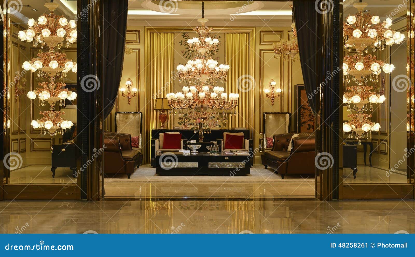 luxury crystal chandelier lighting hall decoration