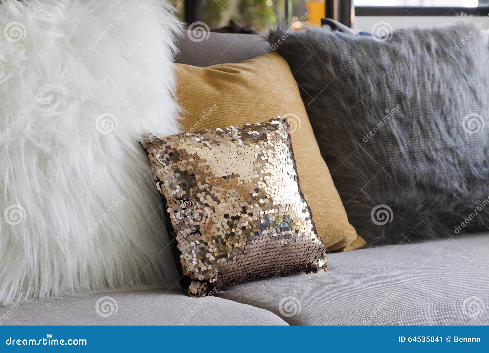 Luxury cushions stock image. Image of pillow, decor, elegance 64535041