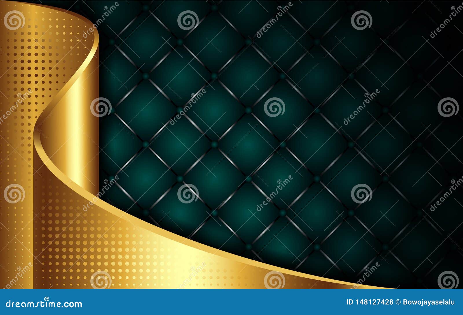 Luxury Dark Green Background with Overlap Layer Stock Vector ...