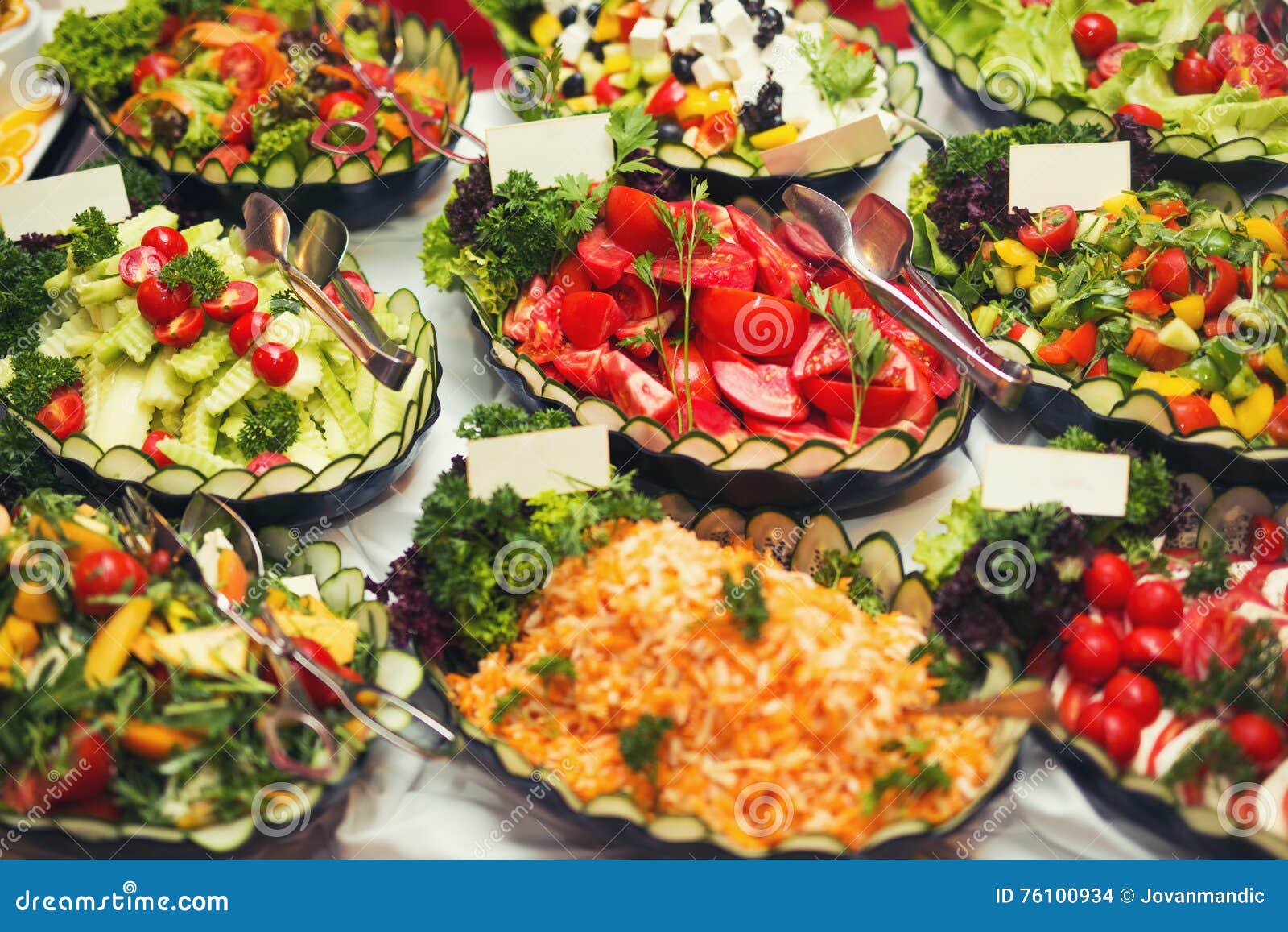 Luxury Food on Wedding Table in Hotel or Restaurant Stock Photo Image of catering, gourmet