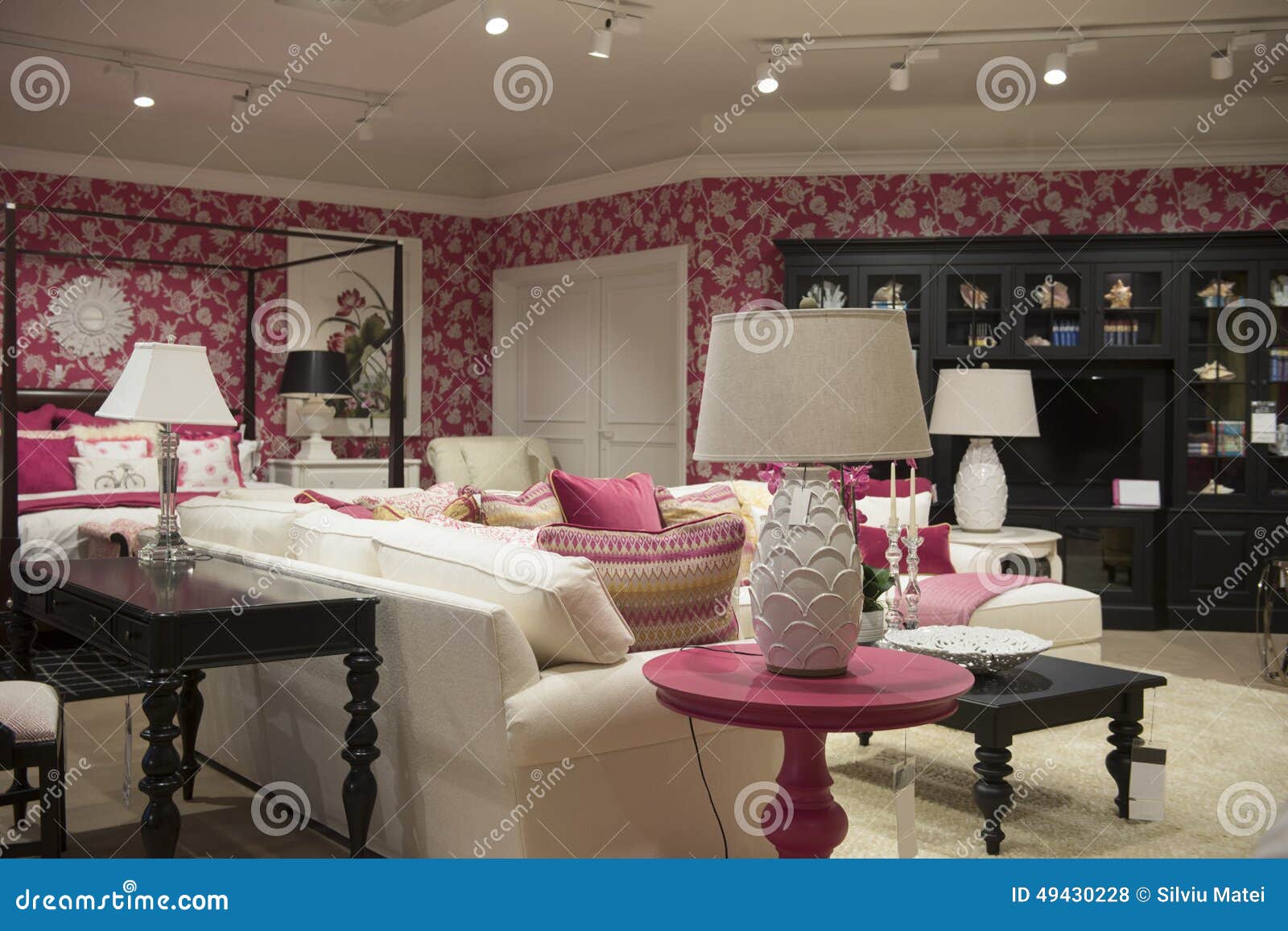 Luxury furniture store stock photo. Image of designs 49430228