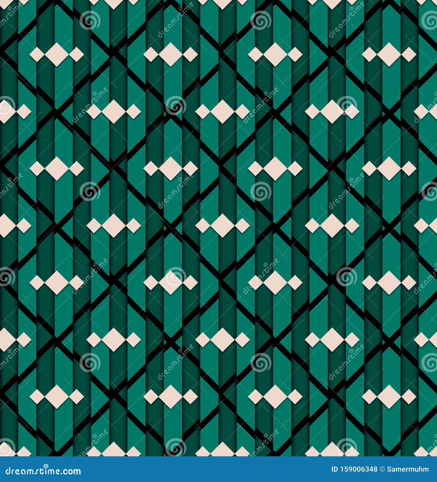 Luxury Style Fashion Seamless Pattern Stock Illustration