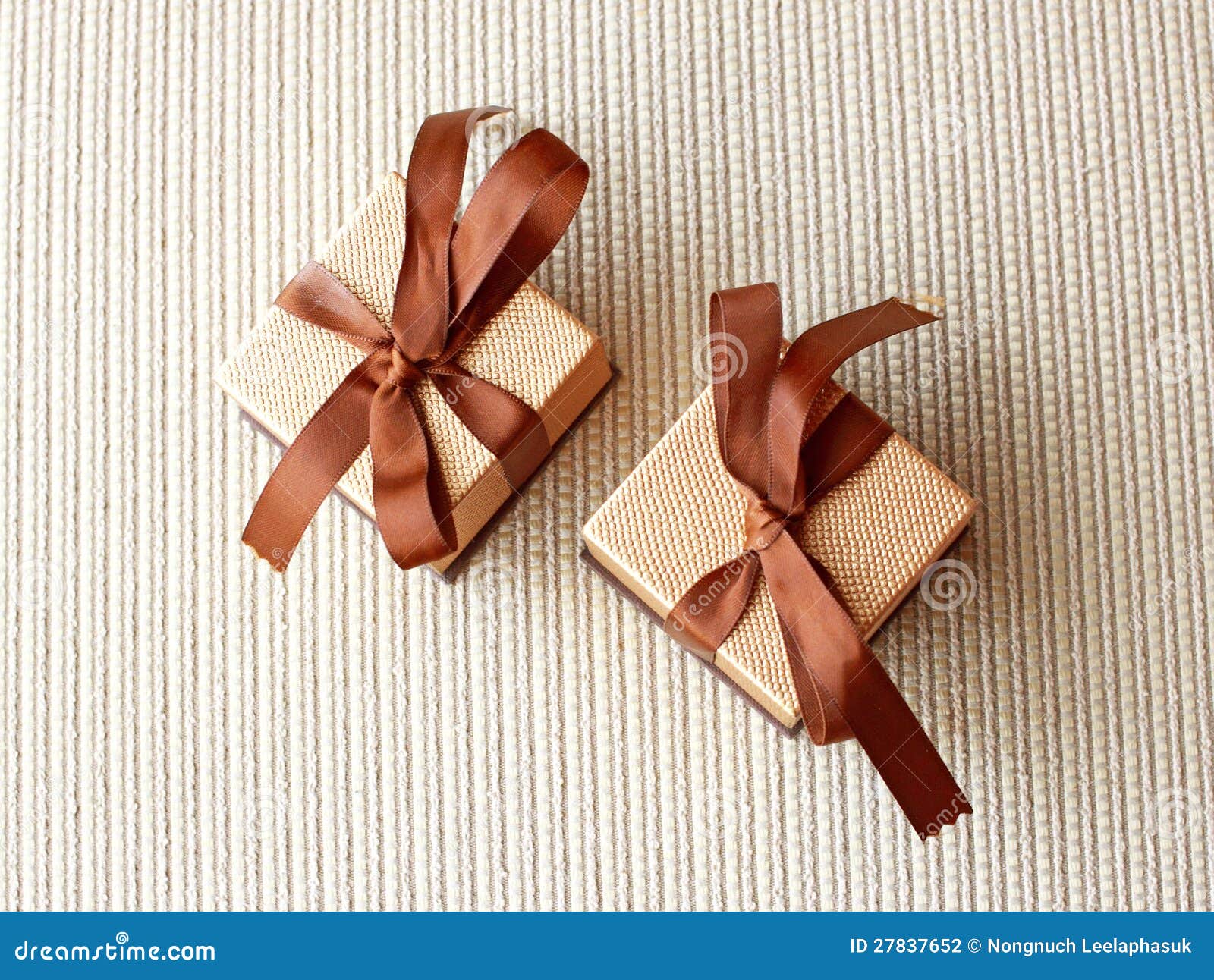 Luxury Gift Boxes with Ribbon and Bow Stock Photo Image of festive